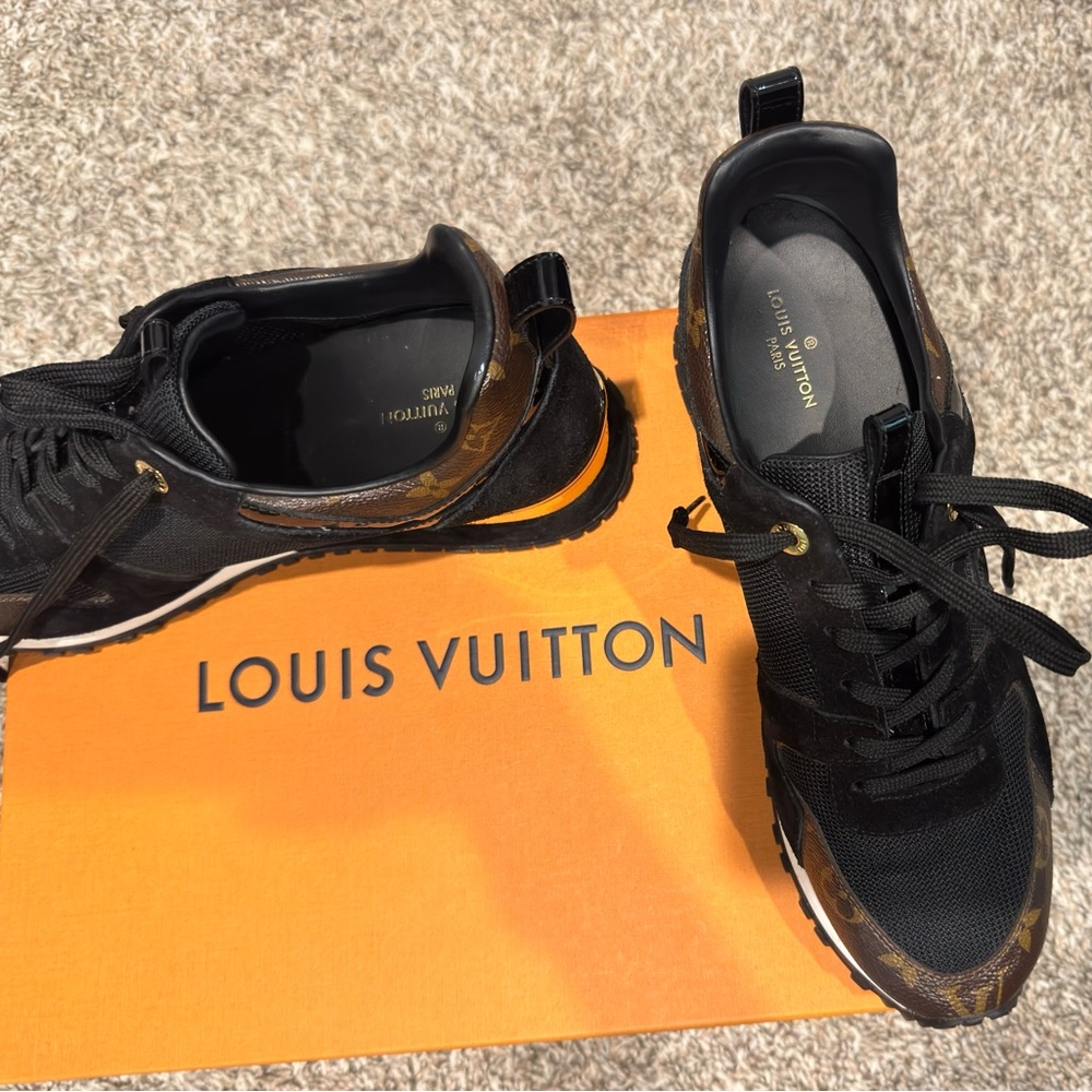 Louis Vuitton Black and Brown Athletic Shoes